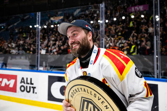 Brynäs Johan Larsson jublar