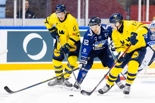 Joakim Nygård and Max Friberg of Sweden against Julius