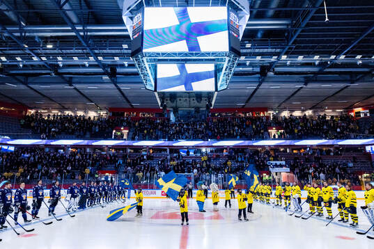 Players of Finland  and of Sweden