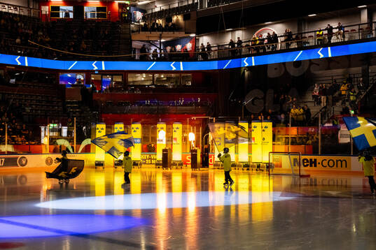 Ahead of the international friendly ice hockey game between