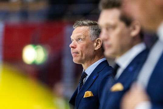 Assistant coach Nicklas Rahm of Sweden