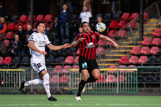 Sirius Henrik Castegren och Brommapojkarnas Nikola Vasic