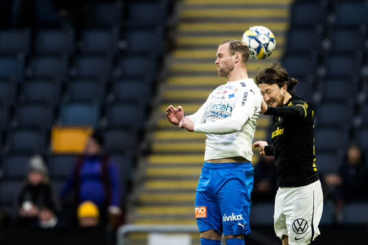 Värnamos Gustav Engvall och AIKs Axel Björnström