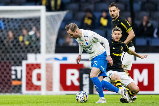 Värnamos Gustav Engvall och AIKs Anton Salétros