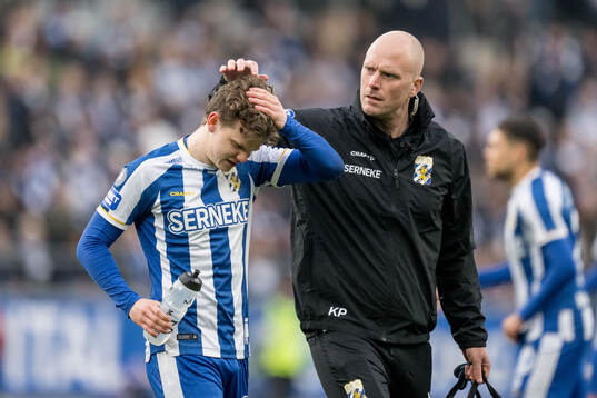 IFK Göteborgs Kolbeinn Thordarson har ont