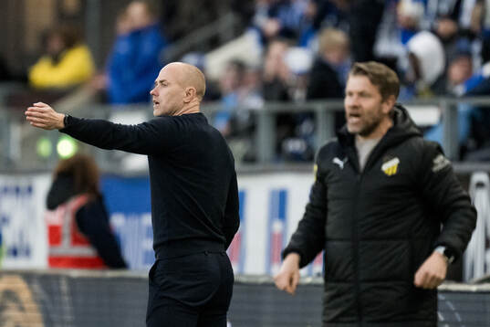 IFK Göteborgs tränare Jens Berthel Askou och Häckens