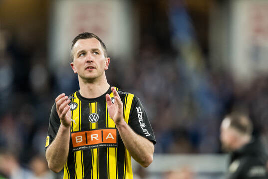 Häckens Even Hovland jublar