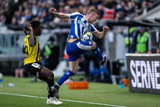 Häckens Zeidane Inoussa och IFK Göteborgs Sebastian
