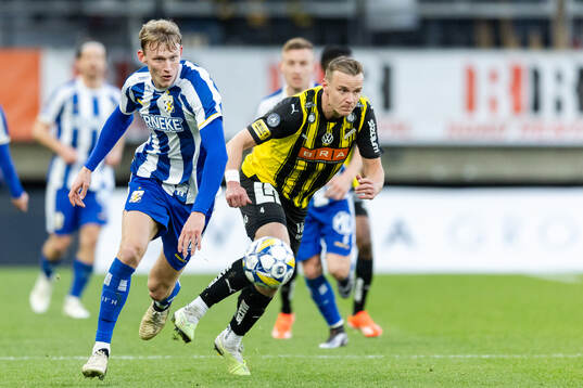 IFK Göteborgs Laurs Skjellerup och Häckens Marius Lode