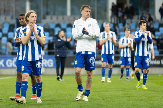 IFK Göteborgs Oscar Pettersson och Sebastian Hausner