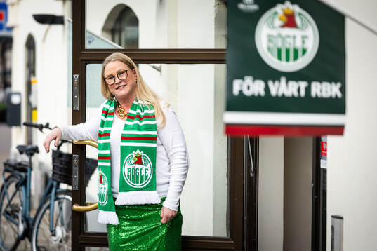 Bläddra bland fler bilder av Ishockey, Rögle-supportrar