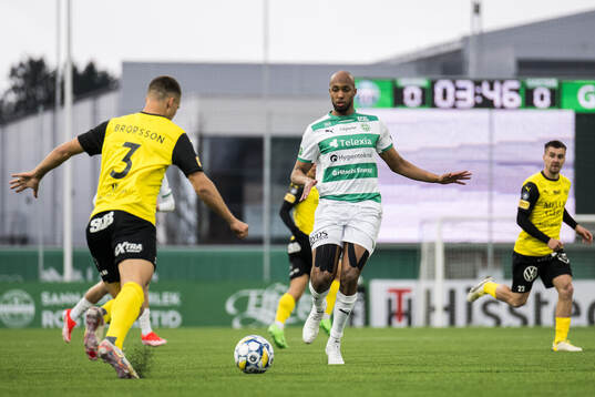 Mjällbys Arvid Brorsson och Västerås Jabir Abdihakim Ali