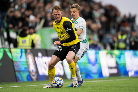 Mjällbys Alexander Johansson och Västerås Simon Gefvert