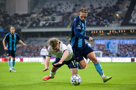 Malmö FFs Sebastian Nanasi och Djurgårdens Tobias