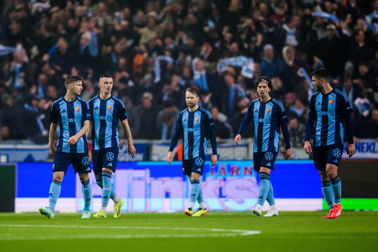 Djurgårdens spelare deppar