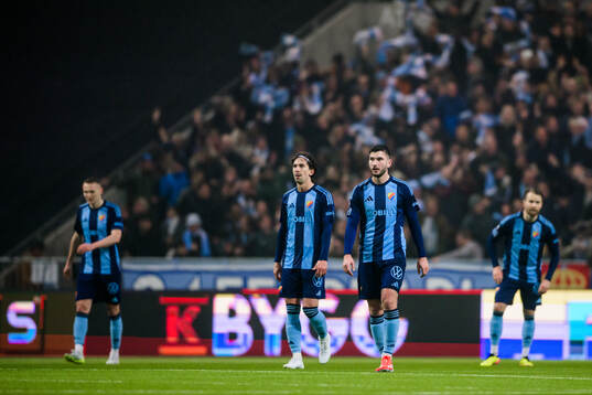 Djurgårdens spelare deppar
