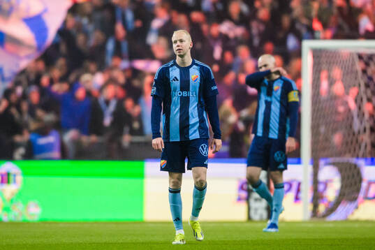Djurgårdens Peter Therkildsen deppar