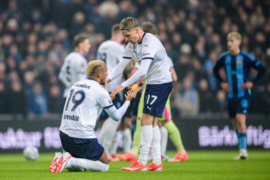 Malmö FFs Derek Cornelius och Jens Stryger Larsen