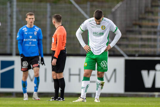 Hammarbys Edvin Kurtulus deppar