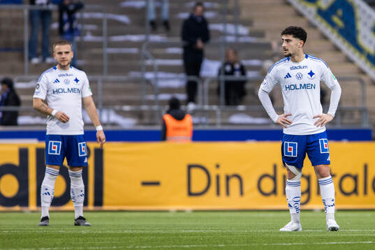 IFK Norrköpings Ismet Lushaku deppar