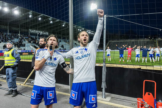 IFK Norrköpings Arnor Traustason och Christoffer Nyman