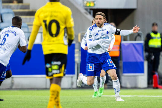 IFK Norrköpings Christoffer Nyman jublar