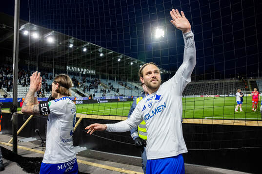 IFK Norrköpings Christoffer Nyman jublar