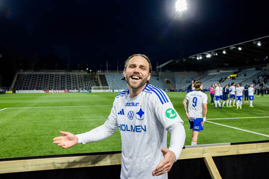 IFK Norrköpings Christoffer Nyman jublar