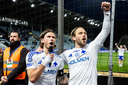 IFK Norrköpings Arnor Traustason och Christoffer Nyman