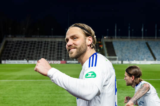 IFK Norrköpings Christoffer Nyman jublar