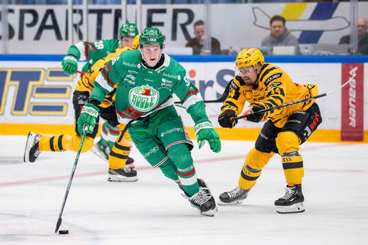 Rögles Adam Engström och Skellefteås Andreas Johnson