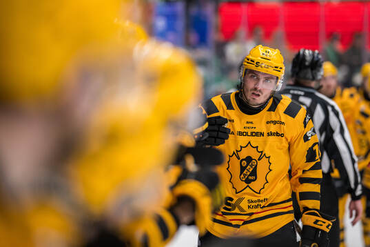 Skellefteås Max Lindholm jublar