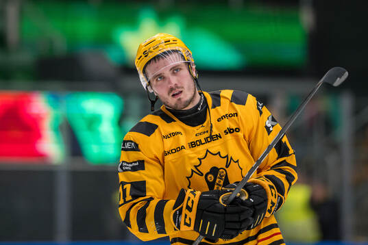 Skellefteås Max Lindholm jublar