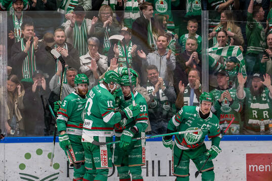 Rögles Ludvig Claesson, Rodrigo Abols, Albin Sundsvik och