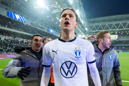Malmö FFs Erik Botheim jublar