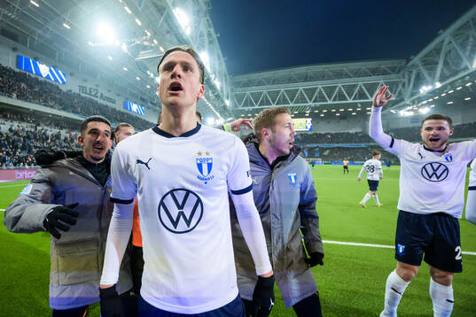 Malmö FFs Erik Botheim jublar