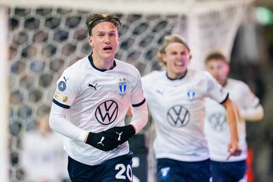 Malmö FFs Erik Botheim jublar