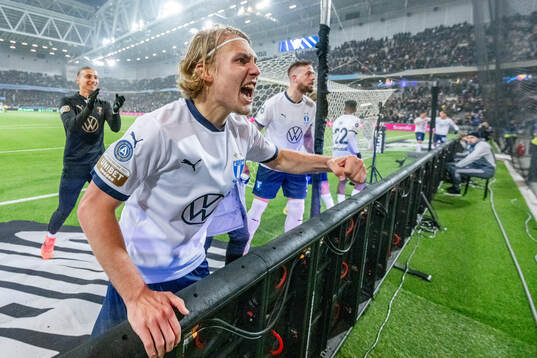 Malmö FFs Sebastian Nanasi jublar