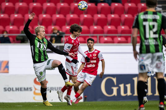 GAIS Robin Wendin Thomasson och Kalmars Jacob Trenskow