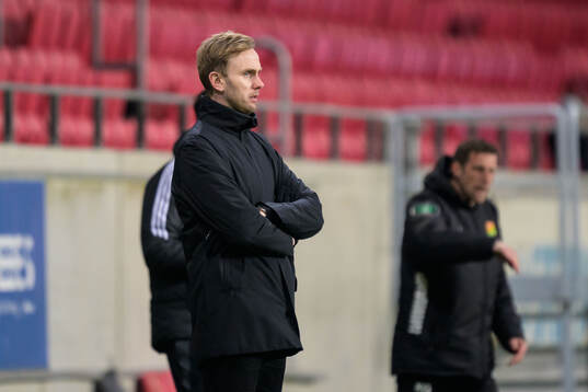 Kalmars tränare Henrik Jensen deppar