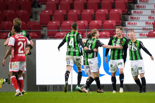 GAISs Alexander Ahl Holmström jublar