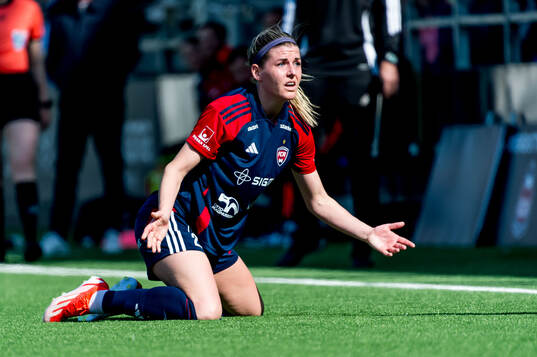 FC Rosengårds Olivia Schough deppar