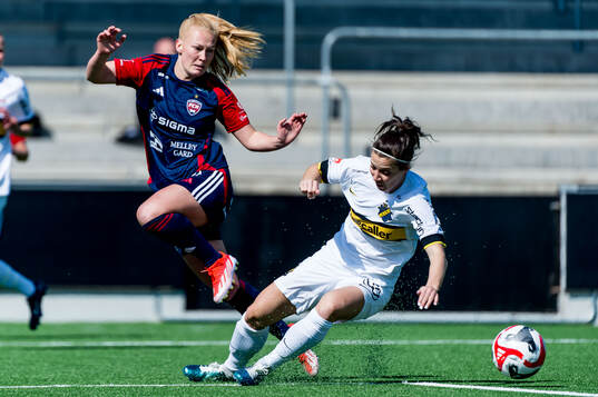 FC Rosengårds Sofie Bruun Bredgaard och AIKs Patricia