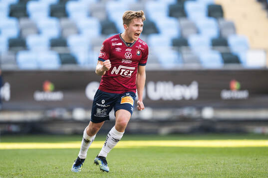 Örgrytes Isak Dahlqvist jublar