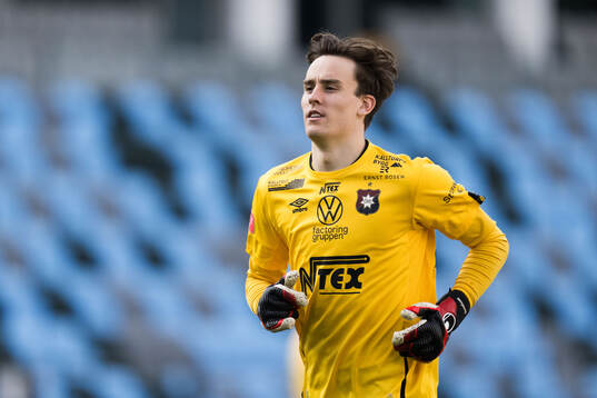 Örgrytes målvakt Hampus Gustafsson