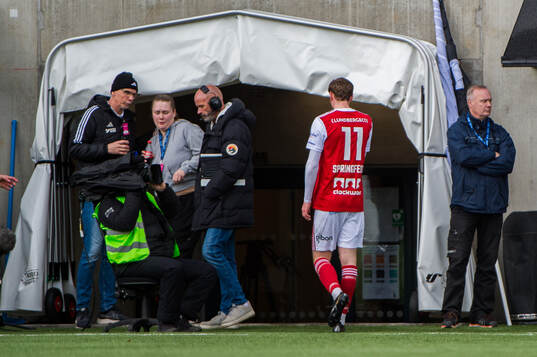 Sandvikens Martin Springfeldt blir utvisad