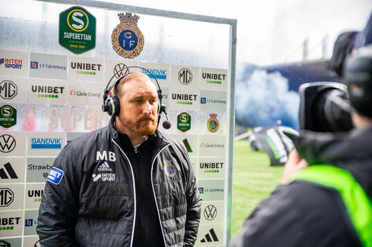 Gefles tränare Mikael Bengtsson
