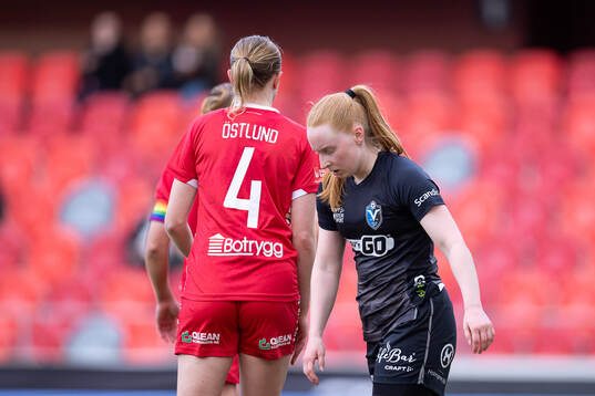 Växjö DFFs Þordis Elva Águstsdottir deppar