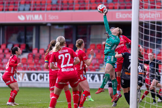 Linköpings målvakt Cajsa Andersson