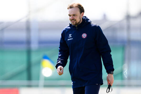Kristianstads tränare Daniel Angergård